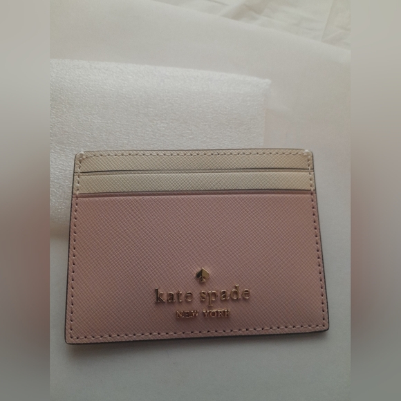 New Kate Spade Madison Card Holder In Rose Smoke Color NWT - Picture 8 of 13